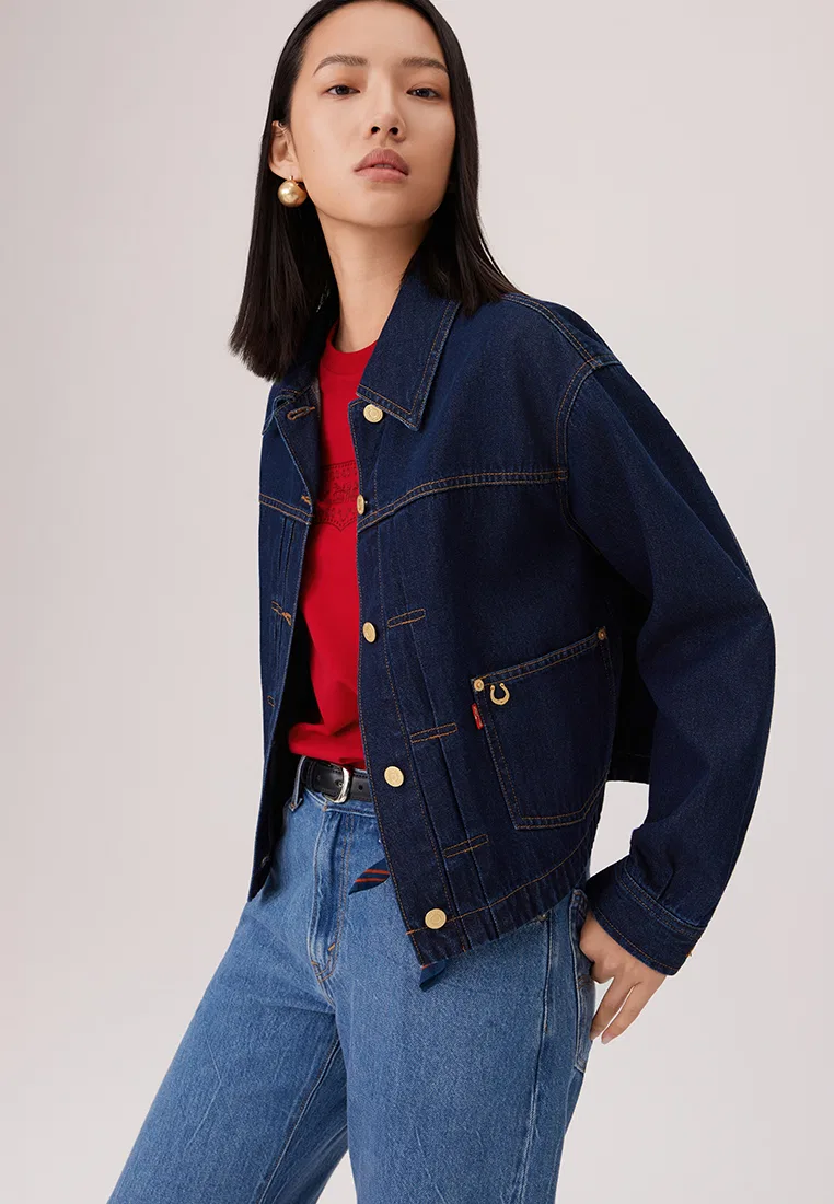 Куртка женская джинсовая, Levi's, Lunar New Year, мультиколор