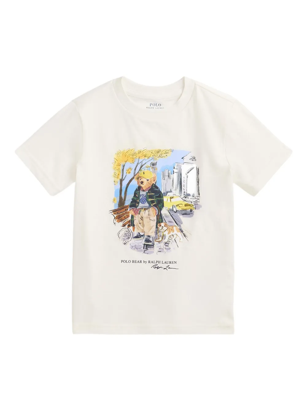 

Футболка с принтом POLO RALPH LAUREN KIDS, нейтральный