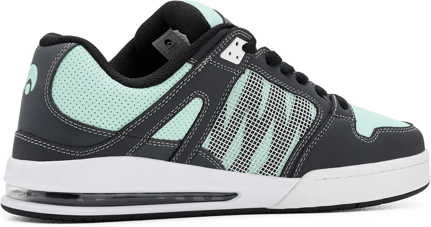 Кроссовки для скейтбординга Osiris, Charcoal/Mint/White — фото 3