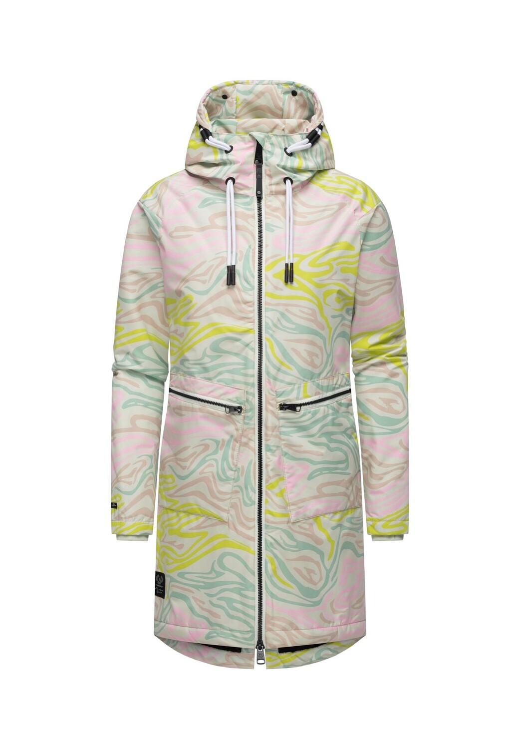 

Зимнее пальто с целостным принтом Ragwear, цвет Light Mint