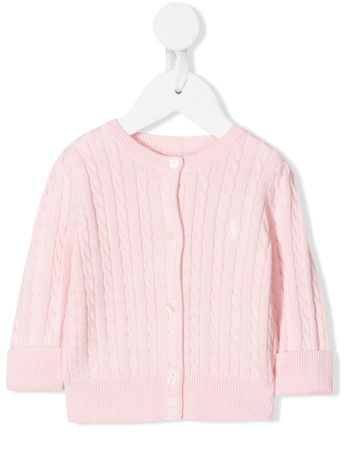 

Ralph Lauren кардиган с вышитым логотипом, розовый