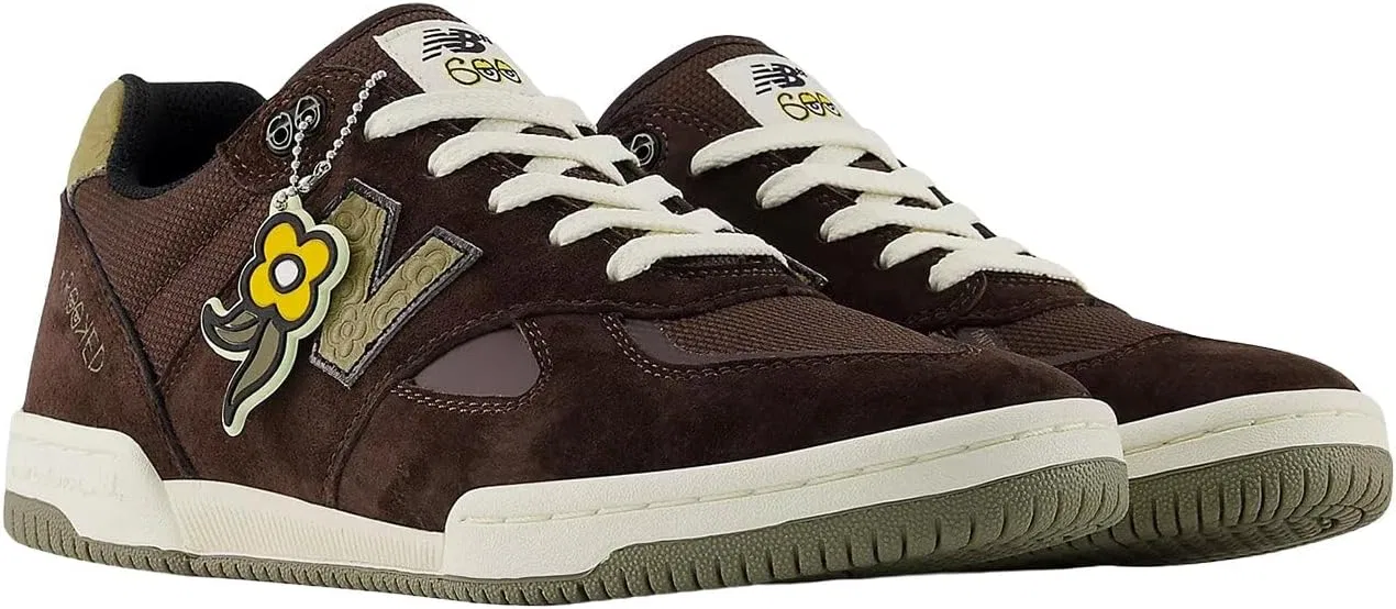 Кеды для скейтбординга Krooked Tom Knox 600 New Balance, Chocolate/Olive — фото 2
