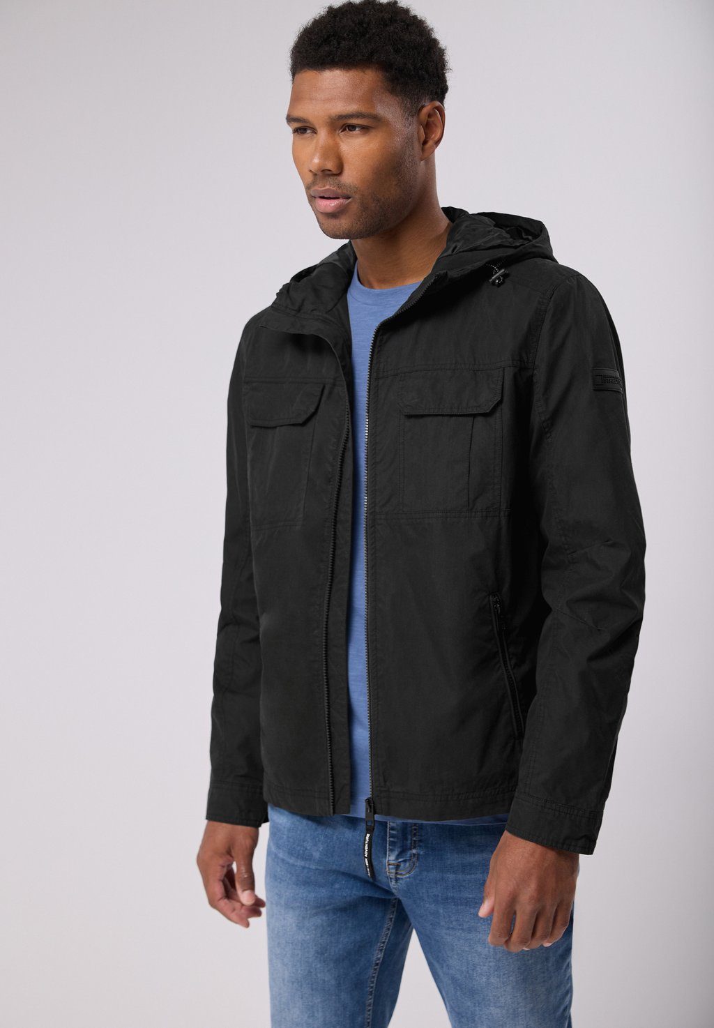 

Летняя куртка IM WASHED LOOK Street One MEN, черный