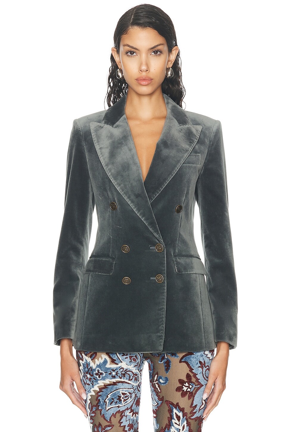 

Блейзер Etro, цвет Sugar Paper Blue
