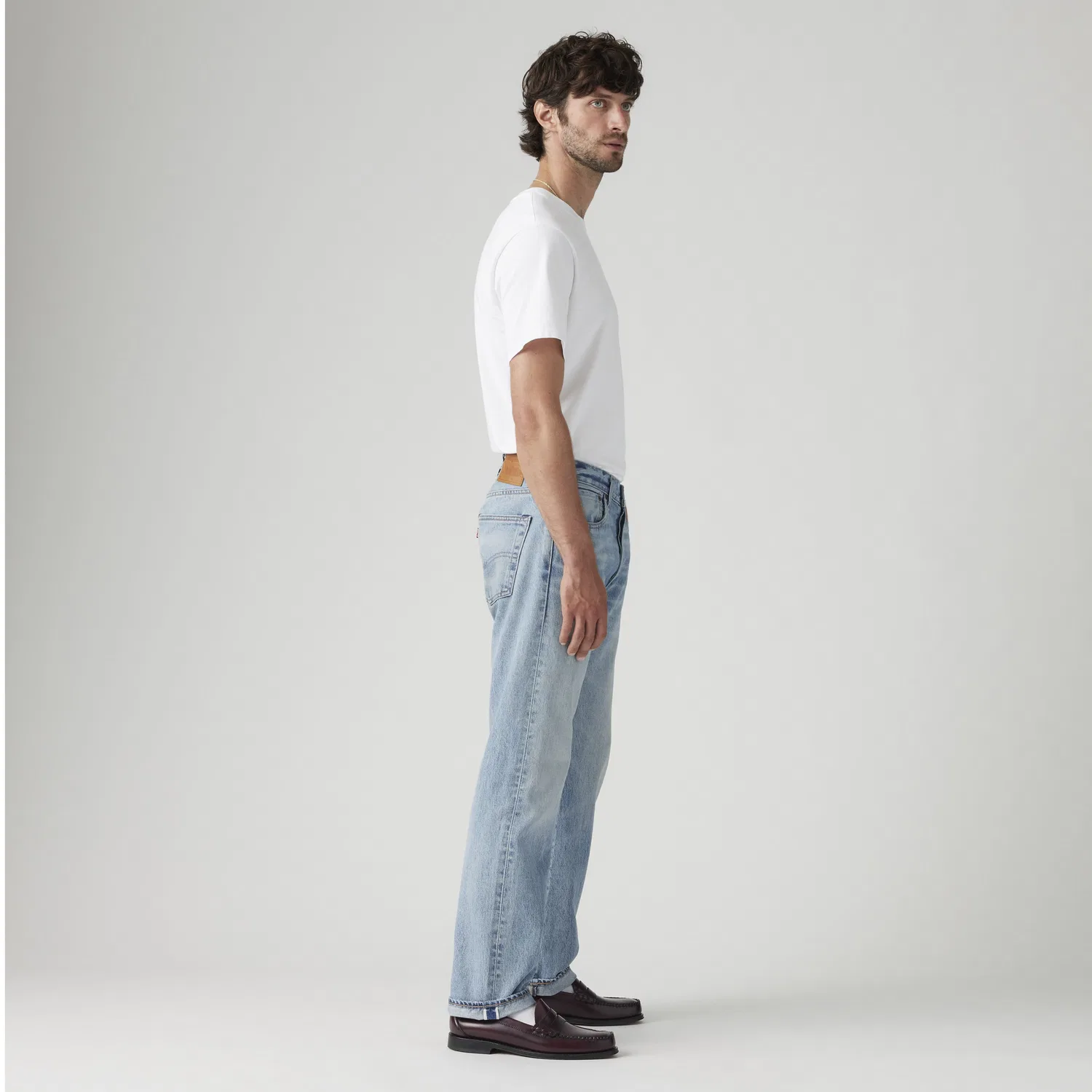 Мужские джинсы 501 Original Selvedge Levi's, Medium Wash — фото 4