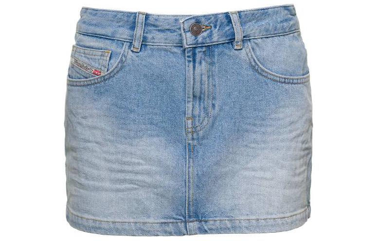 

DIESEL Джинсовая короткая юбка женская синяя