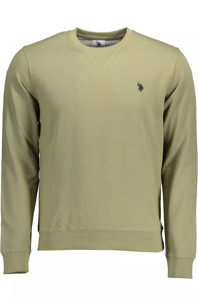 

Зеленый хлопковый мужской свитер U.S. Polo Assn.
