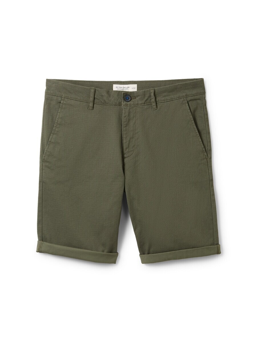 

Шорты чинос TOM TAILOR Slim fit Chino Pants, оливковый