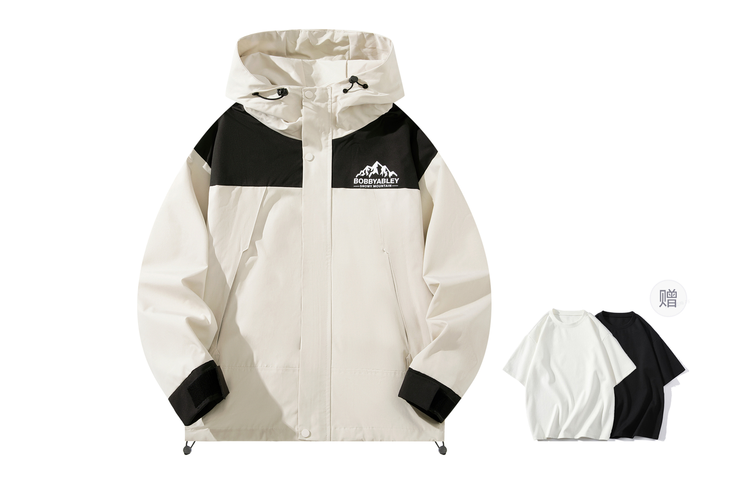 

BOBBY ABLEY Водонепроницаемая, ветрозащитная и дышащая ветровка Unisex, Khaki (Includes 100% cotton Inner T-Shirt)