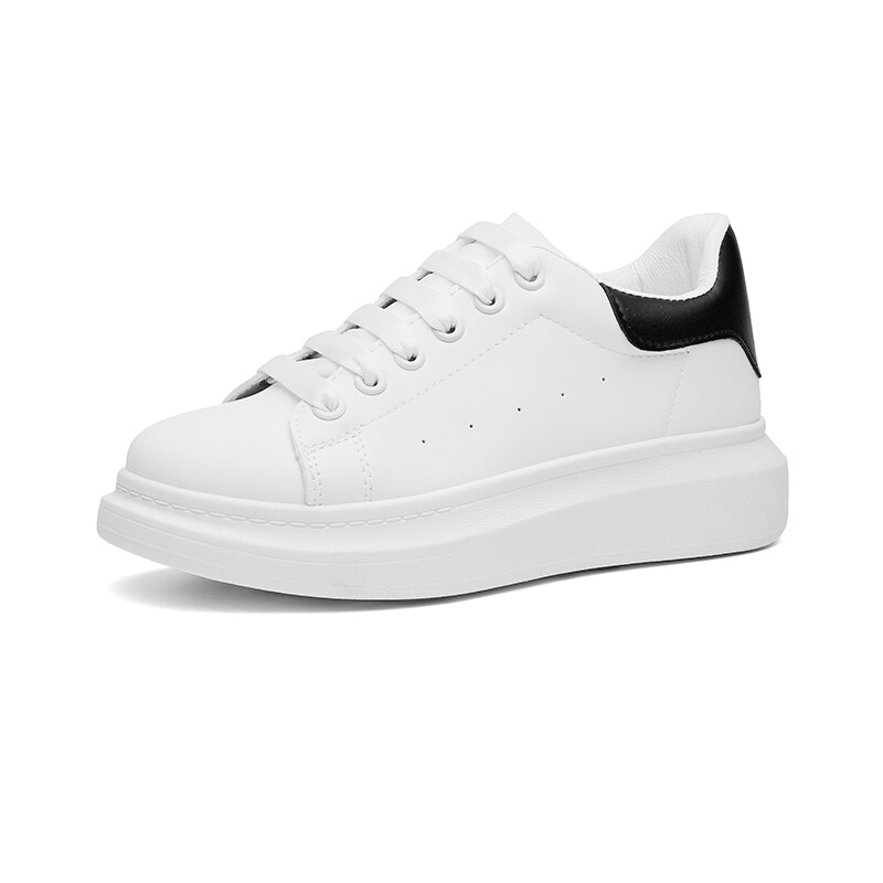 Кроссовки IHBOZ Skateboarding Shoes Unisex Low-top White/Black, белый/черный — фото 2
