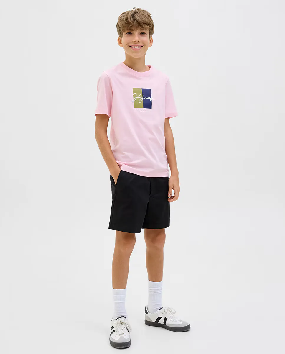 

Бермуды типа джоггер для мальчика Jack & Jones, черный