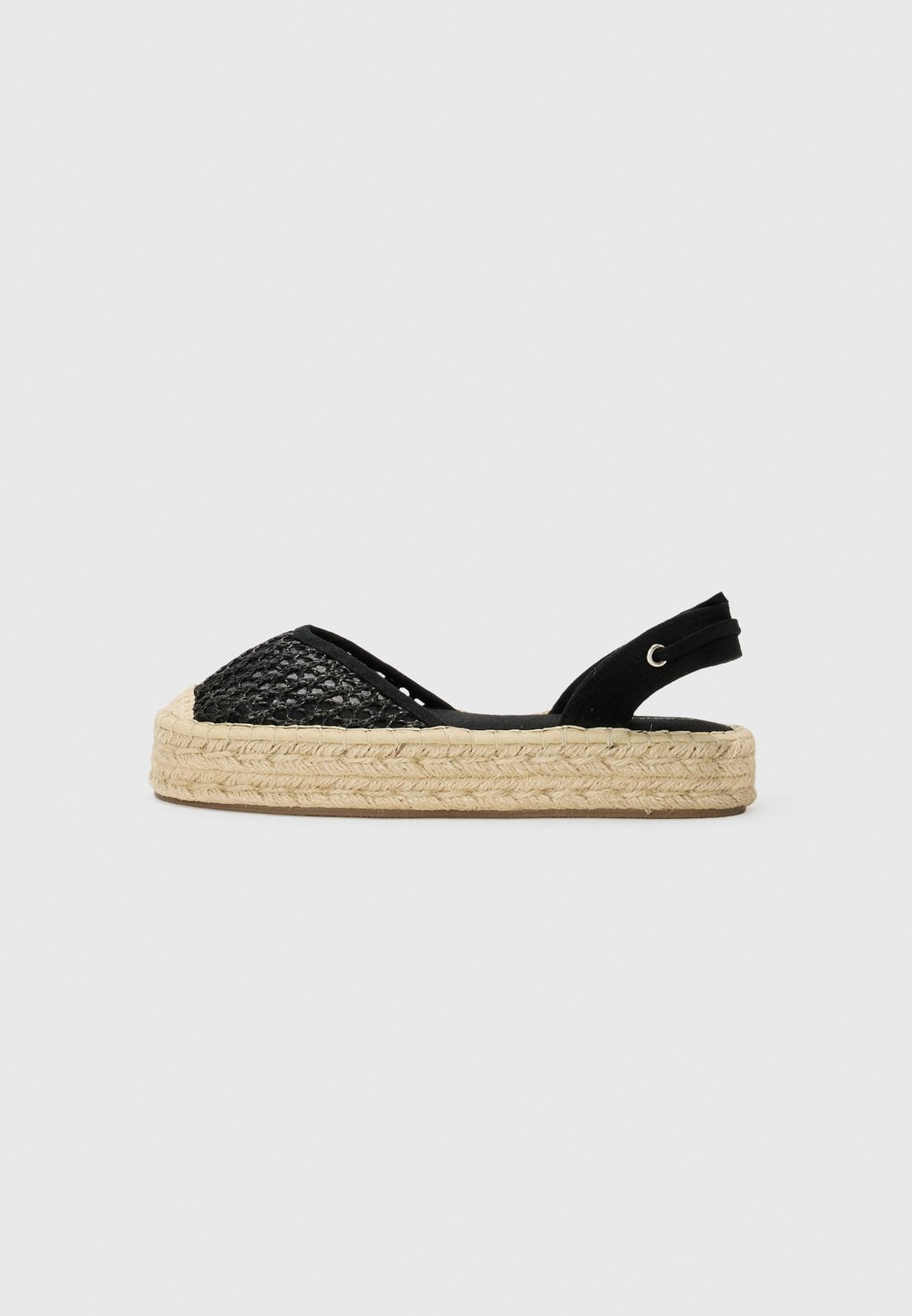 Балетки с ремешком на щиколотке Espadrilles Even&Odd by Zalando, черный