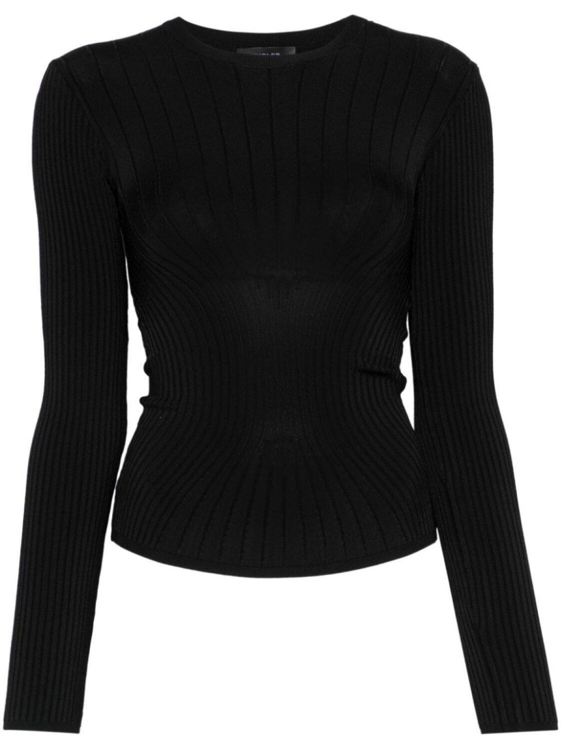 

Mugler трикотажный топ, черный