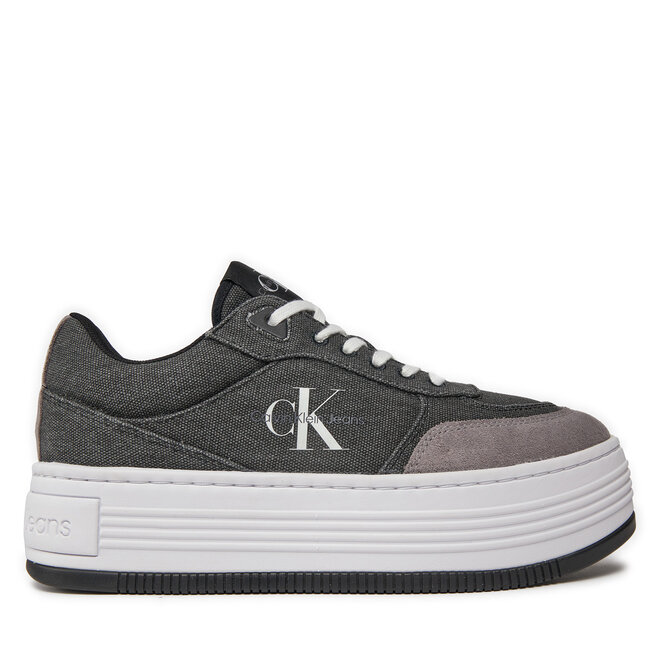 

Кроссовки Calvin Klein Jeans Bold Platf Low Lace Mix Ml Btw YW0YW01433 Black/Stormfront 0GO, черный