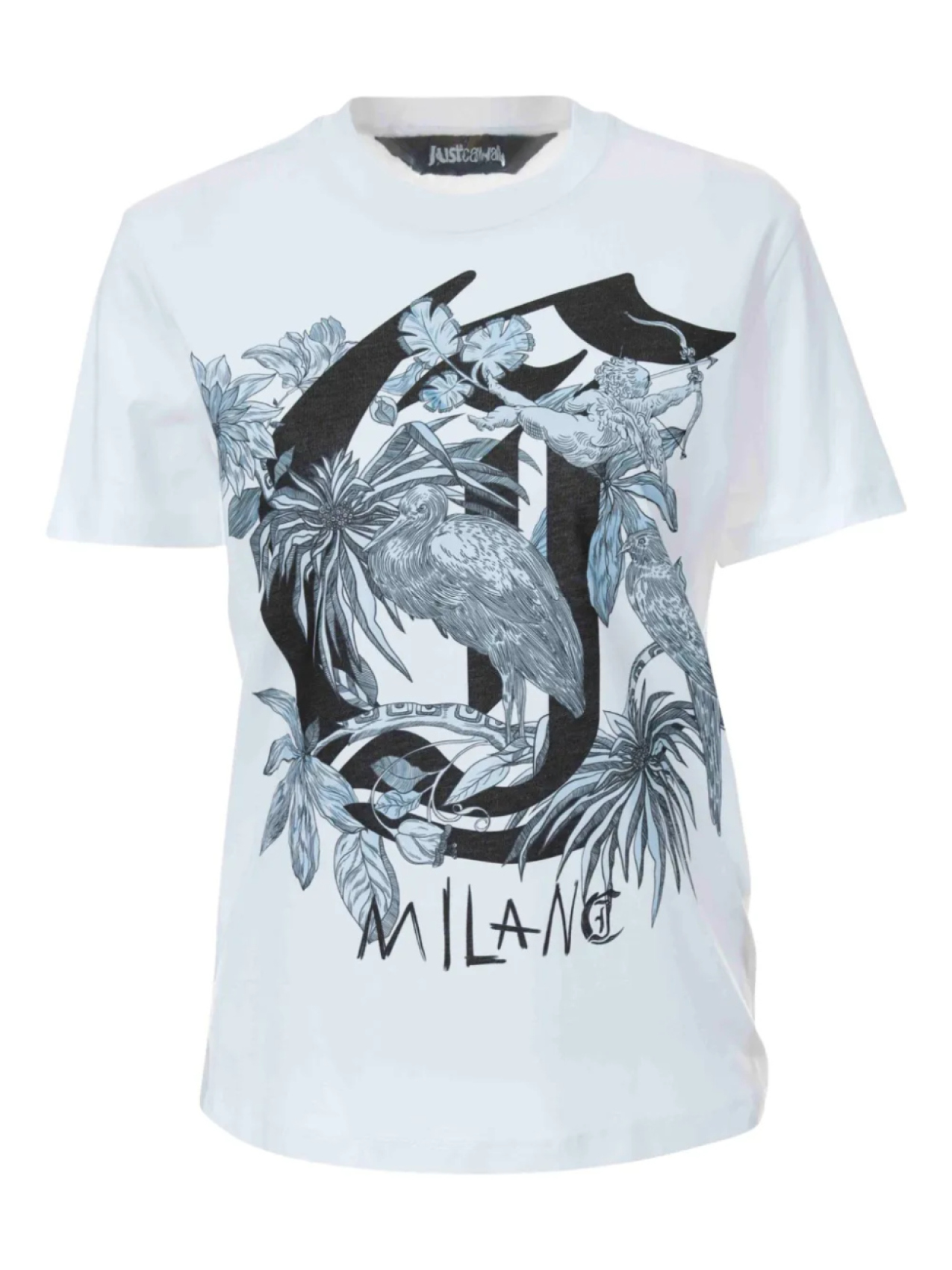 

Футболка из хлопка Just Cavalli, белый