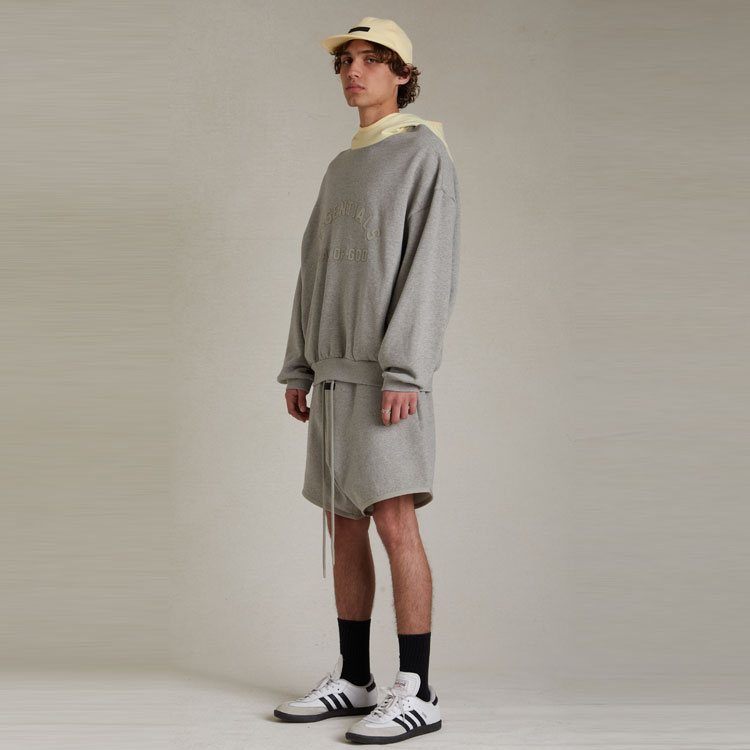 Флисовая худи Nylon Fleece Fear Of God Essentials, Садовый Желтый/Садовый Желтый — фото 4