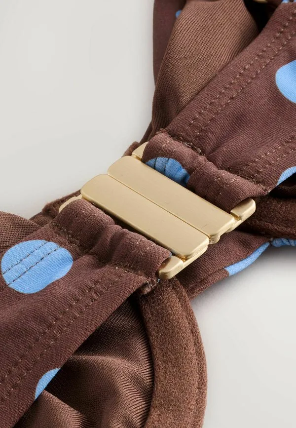 Верхняя часть бикини стандартного кроя Next, Chocolate Brown Spot — фото 2