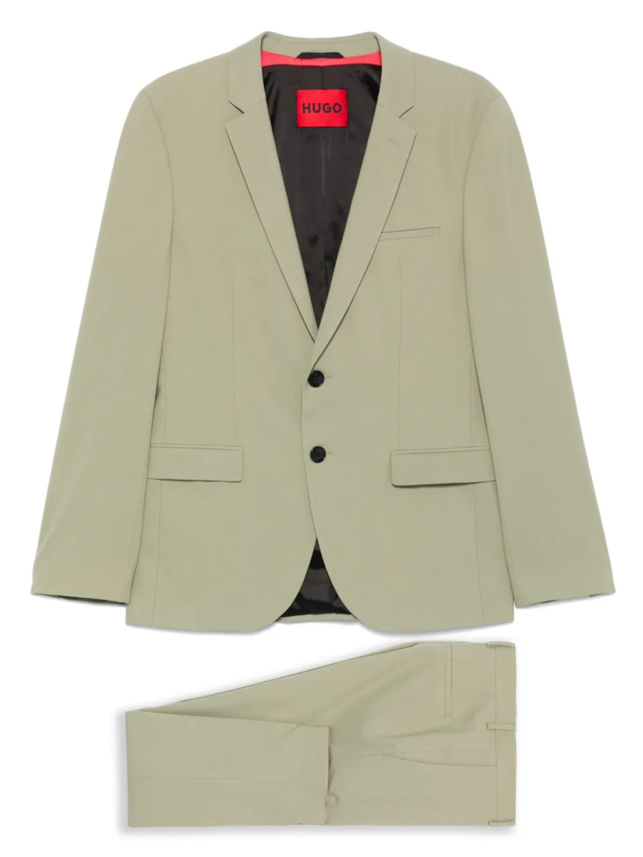 

Костюм с однобортным пиджаком HUGO, зеленый