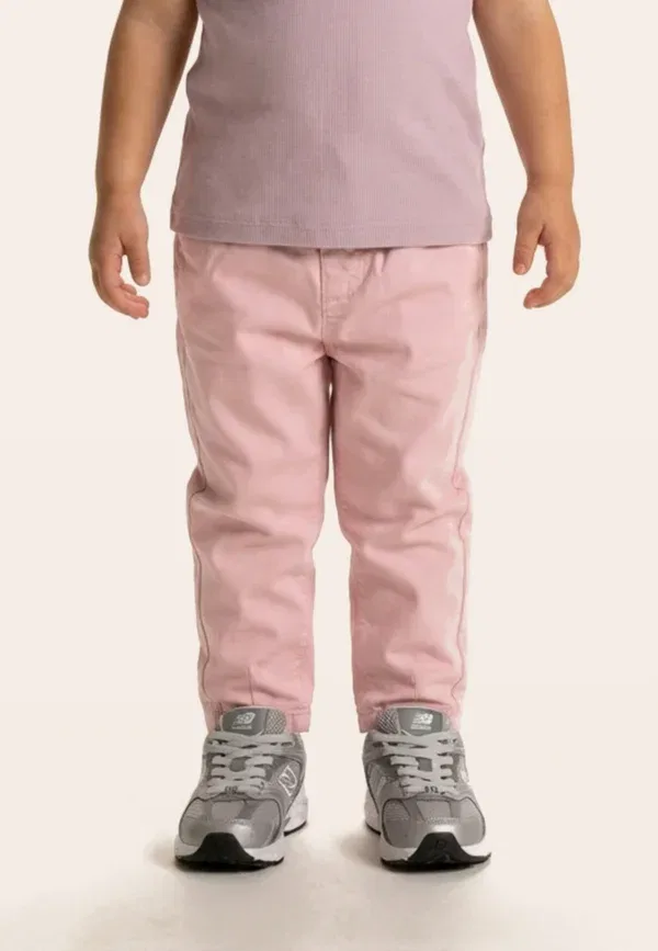 Джинсы прямого кроя Tnstnida mom fit straight leg jeans The New Siblings, серебристо-розовый — фото 2