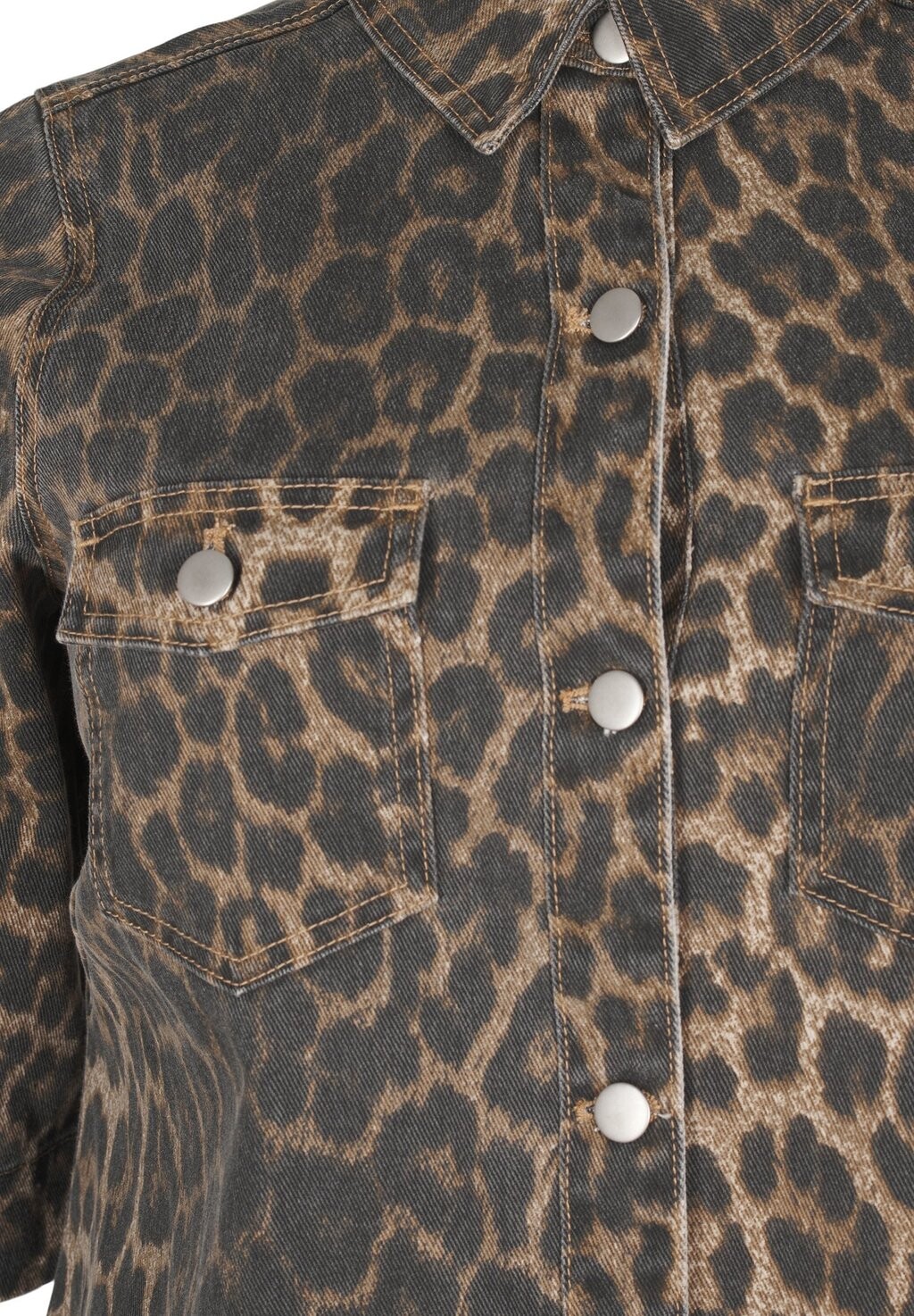 

Платье из денима MIT LEOPARDEN Zizzi, коричневый