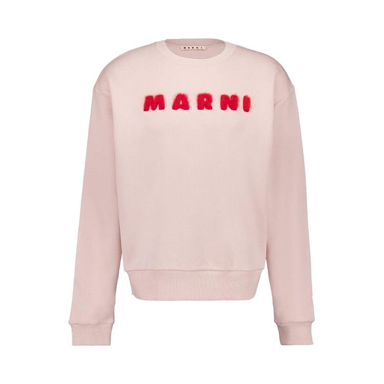 

Толстовка Marni Unbrushed Sweatshirt 'Azalea', розовый