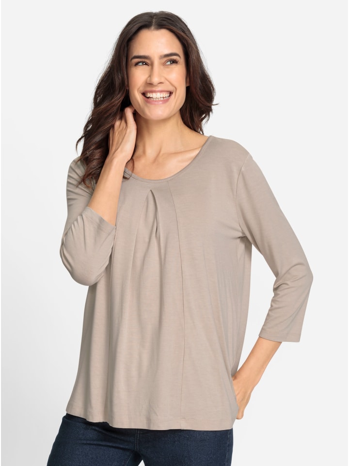 

Рубашка с круглым вырезом цвета слоновой кости WITT WEIDEN