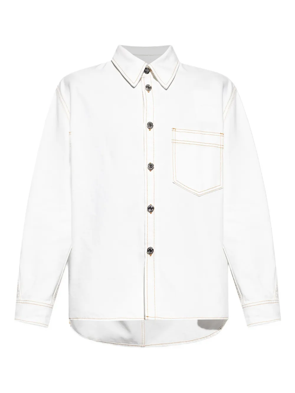

Рубашка с накладным карманом Givenchy, белый