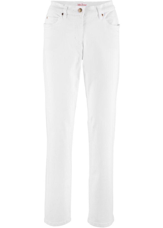 

Прямые эластичные джинсы-бестселлер John Baner Jeanswear, белый