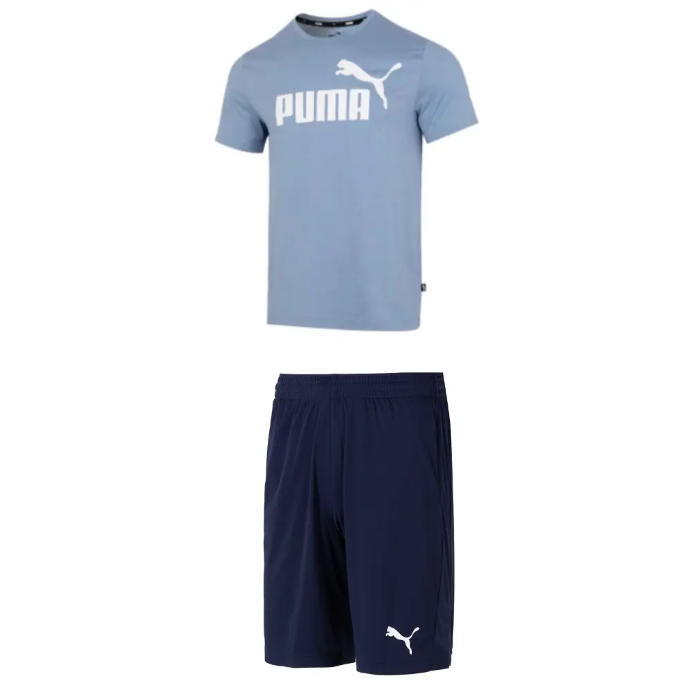 

Повседневная спортивная одежда для мужчин светло-голубой/темно-синий Puma, светло-голубой/темно-синий