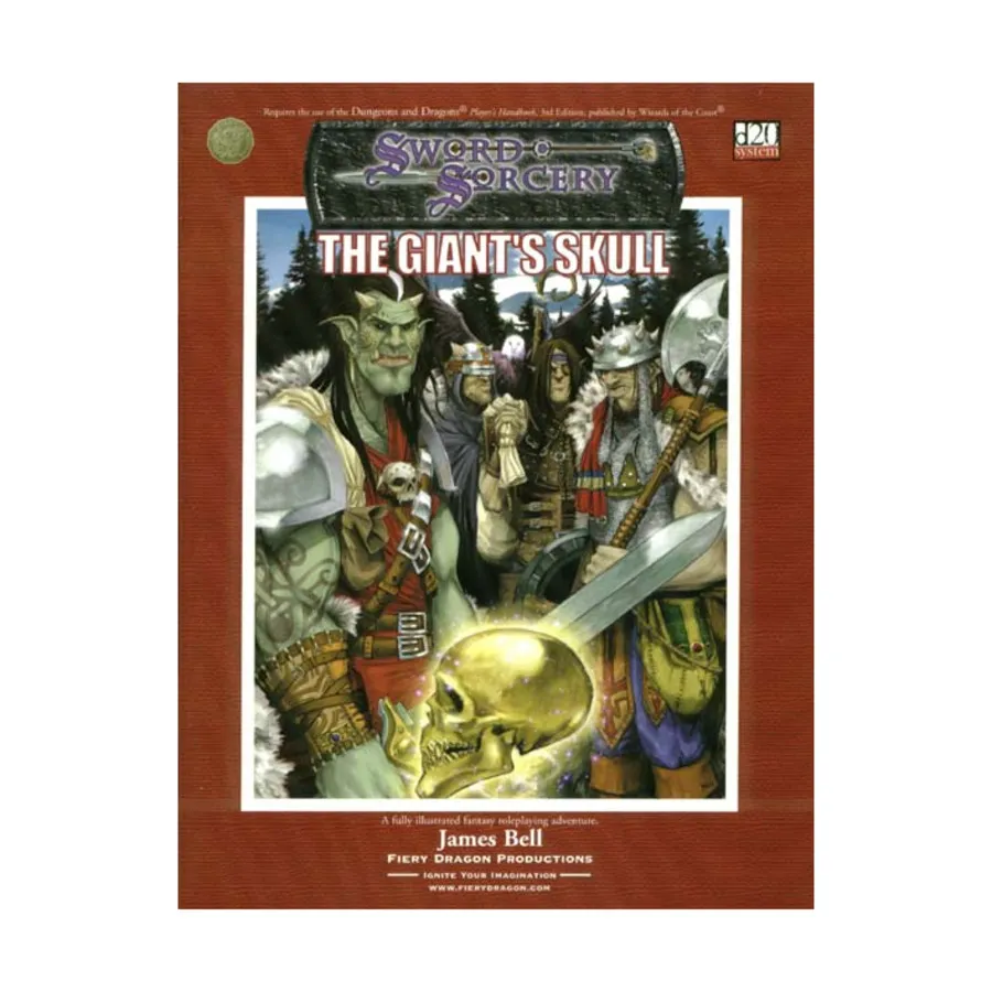 

Модуль Giant's Skull, Fantasy Supplements (Fiery Dragon) (d20)
