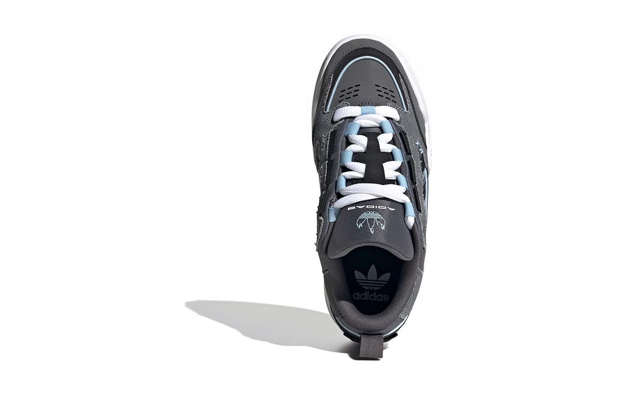 Adidas originals Adi2000 Детские кроссовки для скейтбординга GS, Black/Gray — фото 4