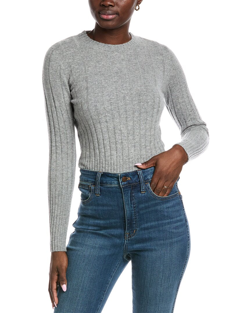 

Амикале Кашемировый разноцветный свитер Amicale Cashmere, серый