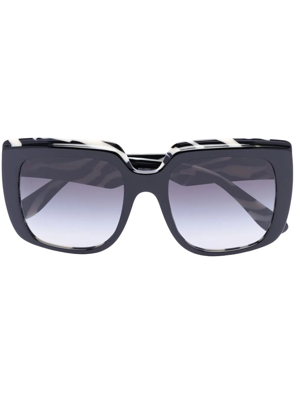 

Солнцезащитные очки Zebra в квадратной оправе Dolce & Gabbana Eyewear, черный