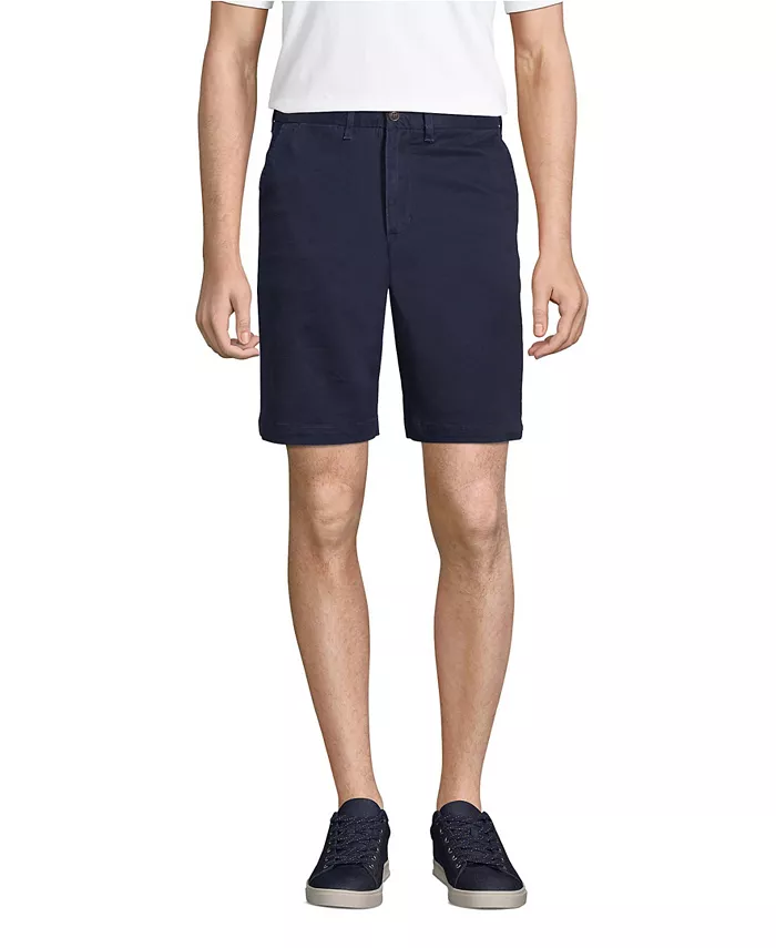 

Мужские шорты-чинос Knockabout 9" Comfort Waist Lands' End, синий