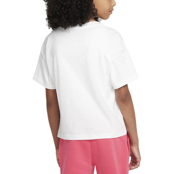 Футболка sportswear t-shirt 'white' Nike, белый — фото 2
