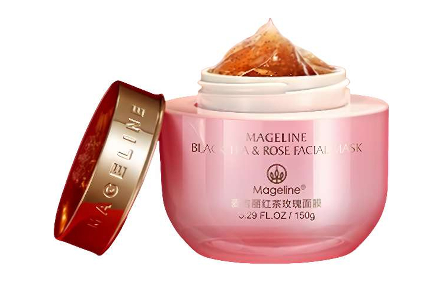 MAGELINE Маска для лица red tea rose подтягивающая увлажняющая 150g — фото 3