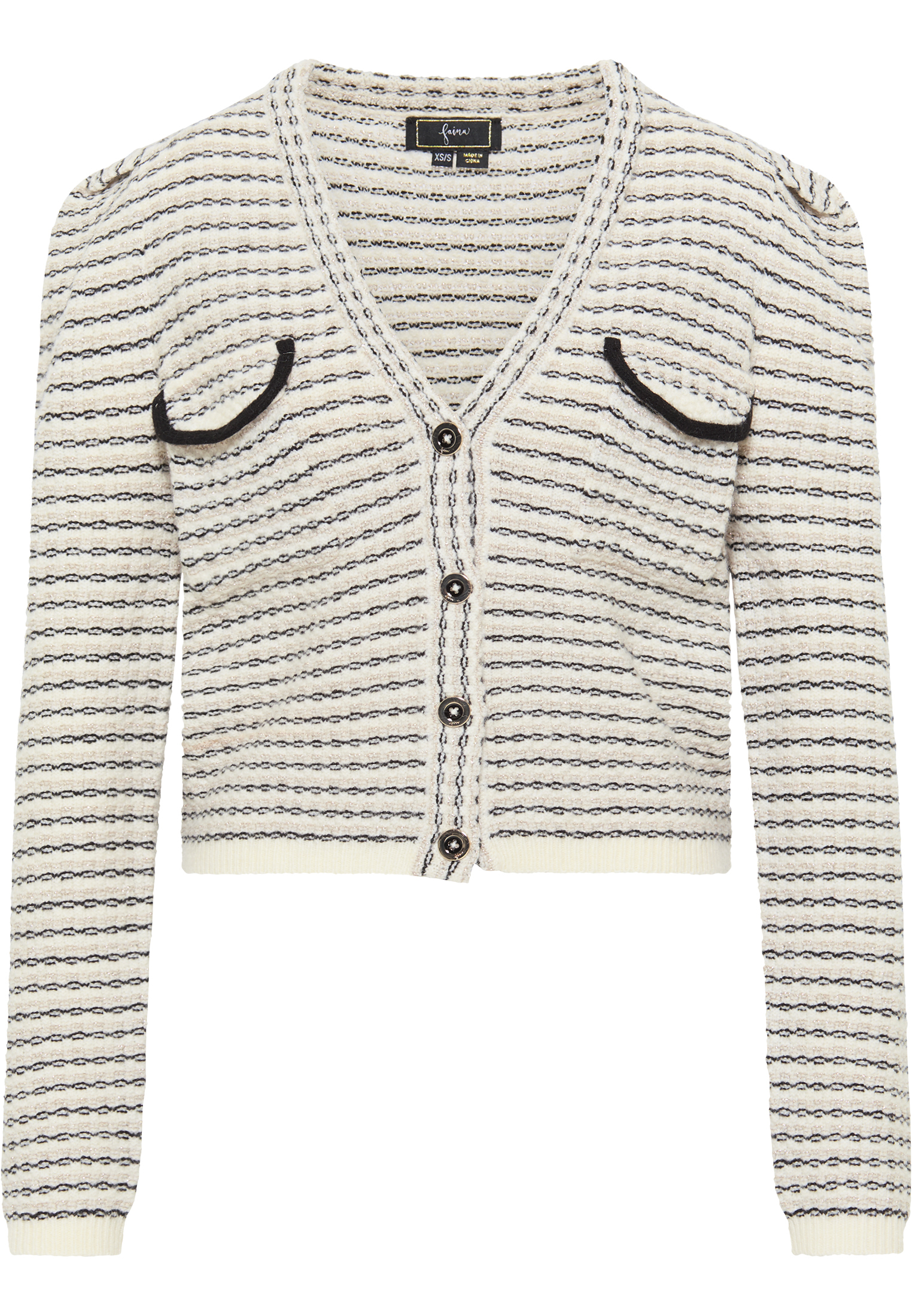 

Толстовка faina Strickjacke, цвет Wollweiss Mehrfarbig