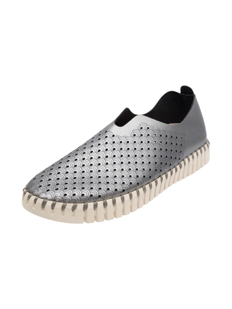 Шлепанцы ILSE JACOBSEN Classic Flats Tulip, серебряный