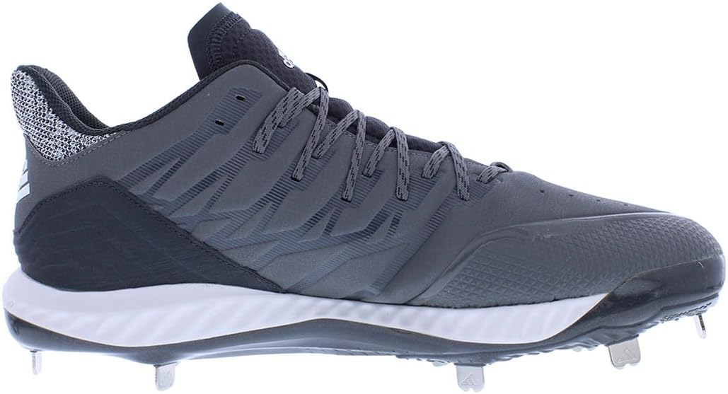 Бейсбольные бутсы Adidas Icon Bounce для мужчин, белый/серый — фото 2