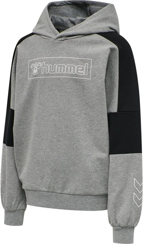 Капузенпуловер из переработанного материала Hummel, серый