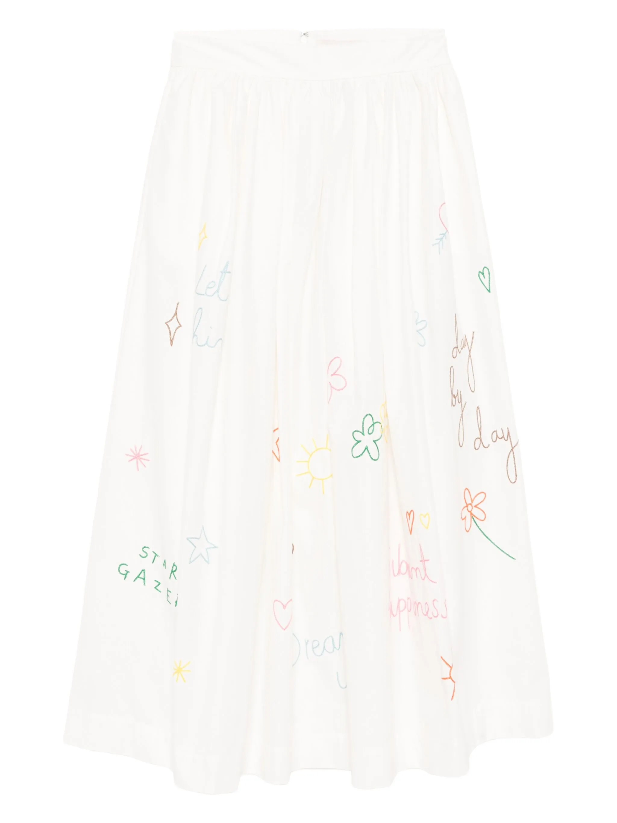 

Юбка с вышивкой Mira Mikati, белый