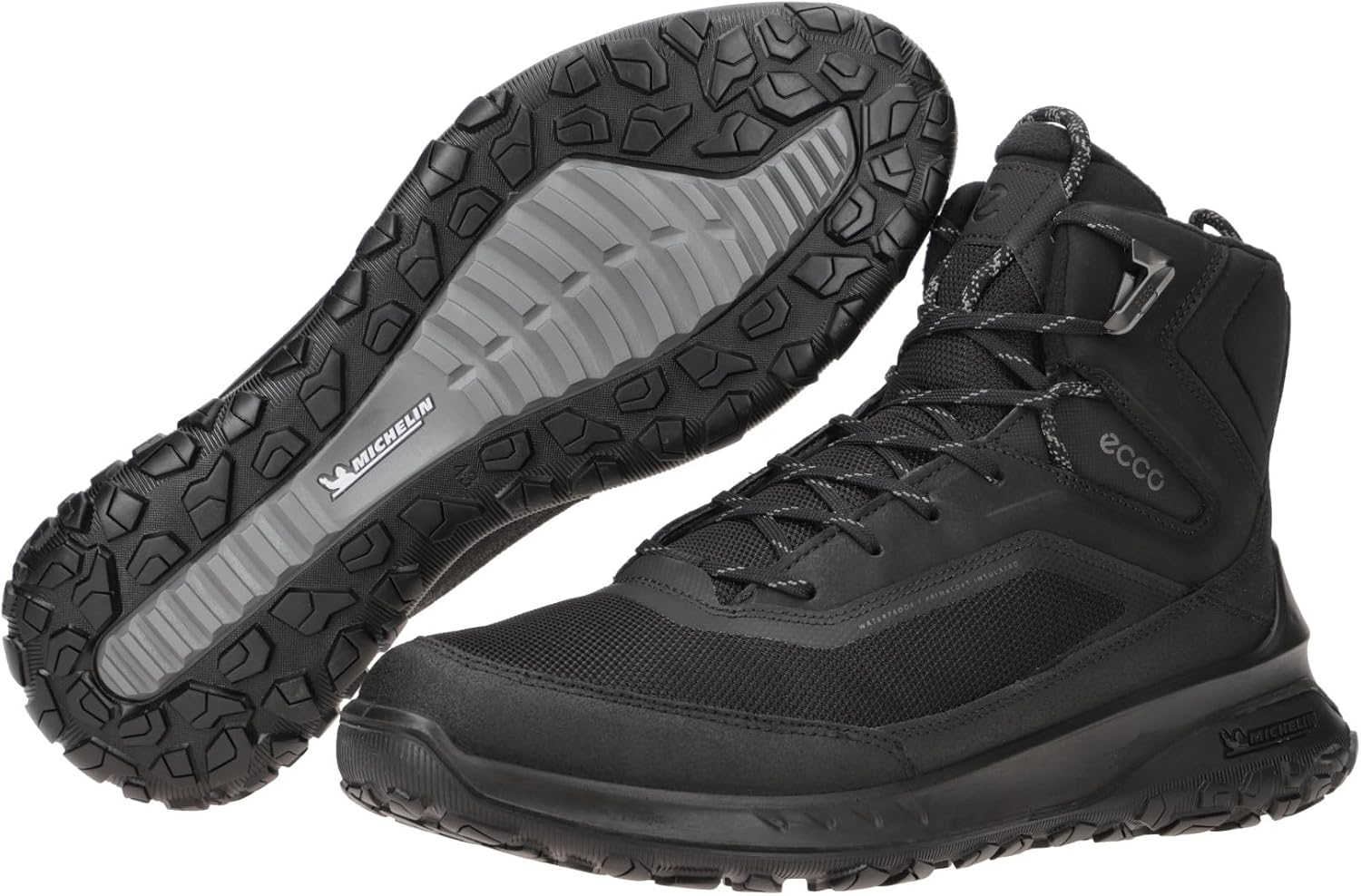 Мужские водонепроницаемые кроссовки ECCO Ultra Terrain High, черный — фото 3