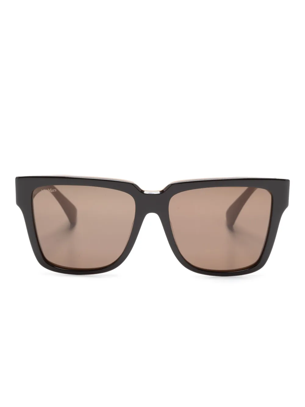 

Солнцезащитные очки MM0078 в квадратной оправе Max Mara Eyewear, коричневый