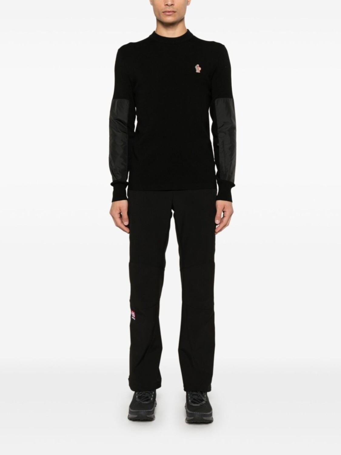 

Moncler Grenoble свитер со вставками, черный