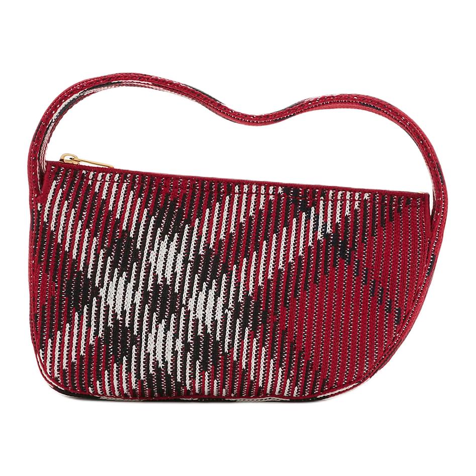 

Burberry Миниатюрная женская сумка из полиамида красная