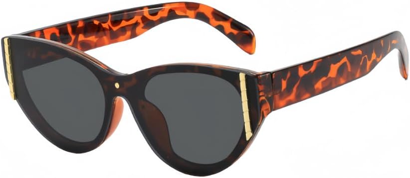 

Солнцезащитные очки MAZNVISO Retro Cat Eye для женщин – модные очки без оправы, стильные очки с защитой от УФ-излучения для активного отдыха и путешествий Generic, Leopard