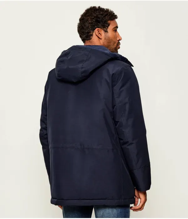 Парка Осиас1 relaxed fit Boss Orange, темно-синий — фото 3