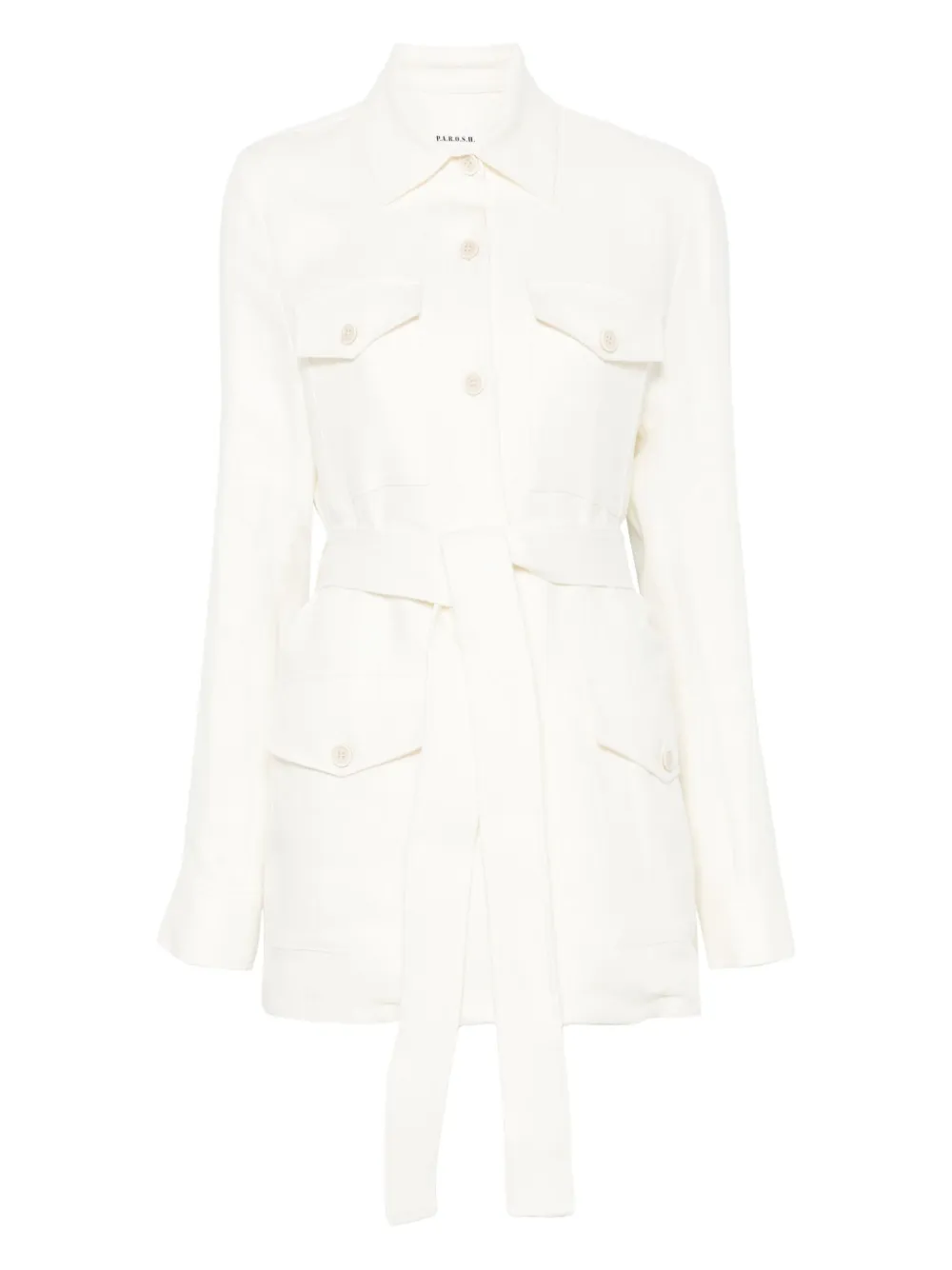 

Жакет с поясом P.A.R.O.S.H., нейтральный