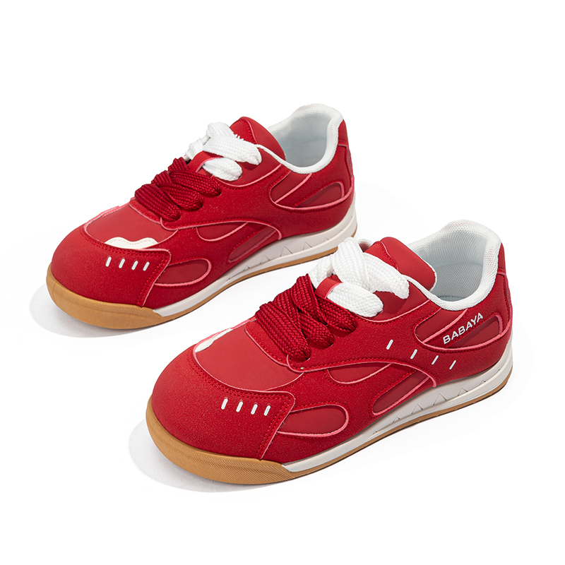 Babaya Скользостойкие амортизирующие кроссовки Low top Kids Lifestyle Red для подростков — фото 4