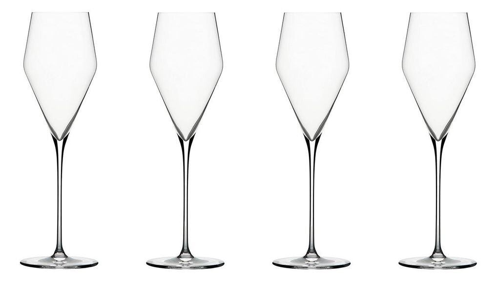 

Zalto 4 бокала Бокал для шампанского 11552 x 2 + бесплатный набор из 4 трубочек EKM Living из нержавеющей стали